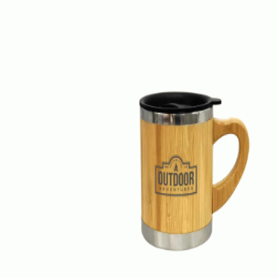 Custom Branded 10 Oz. Maddox Bamboo Mug — Printed With Your Logo 