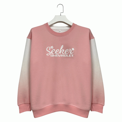 Customized High-Quality Gradient Color Digital Printed Round Neck Patchwork Hoodie-Good product from ProductClub 