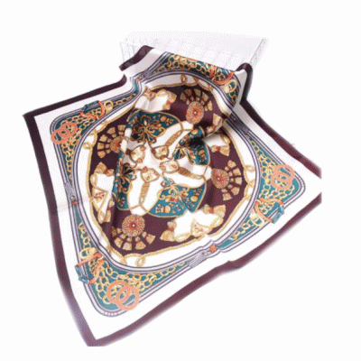 Popular Design 100%  Silk Satin Women Square Custom Full Color Digital Printed Silk Scarves-Good products from ProductClub 