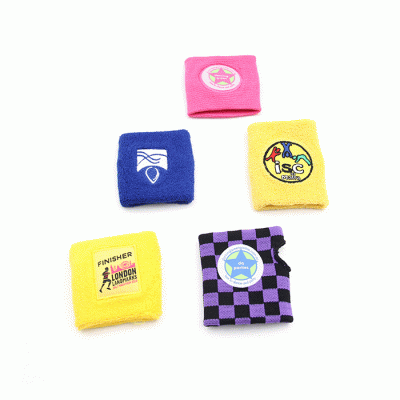 Unisex Cotton Sports Basketball Sweatbands Wristbands Sweat Bands  