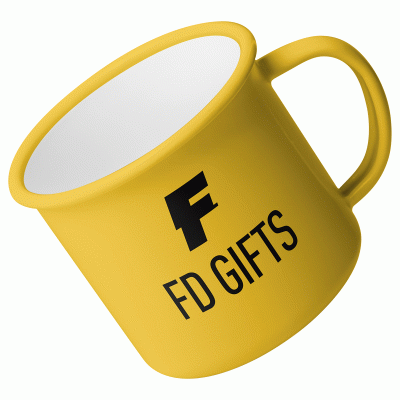 High Quality Custom Logo Printing 8oz Enamel Camping Coffee Mug  