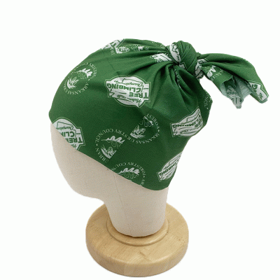 Promotional OEM Multi Colors Headwear Scarf Custom Logo Printed Cotton Square Bandana  