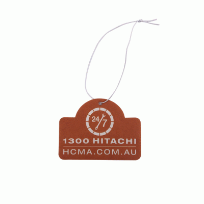 Custom Double Sides Logo Printed Cheap Car Air Freshener With Different Shape And Scents  