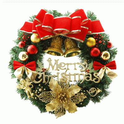 Amazon Hot Sale Outdoor Hanging Christmas Ball Garland Wreath Decorative  