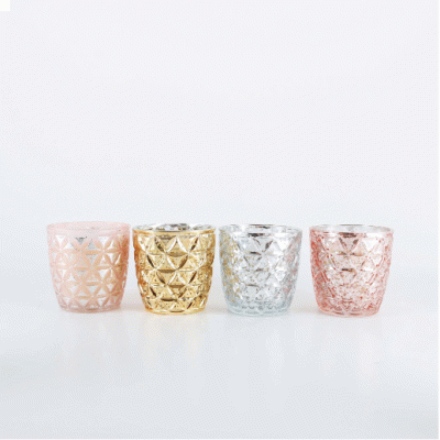 Jewish Festivals Customized Scented Textured Glass Jar Candle -Good products from ProductClub 