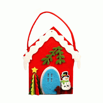 Custom Design Felt Christmas Gift Bag Candy Bags Personalized Packaging Bag For Kids  