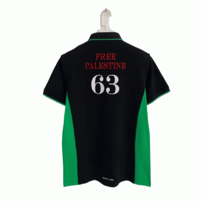 Customized Palestine Precise  Embroidered Front and Back Logo Quick Drying Sports Polo Shirt, T-shirt-Good product from ProductClub 