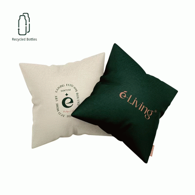 Environmentally friendly rept pillows-(Recycled materials - materials from nature) 