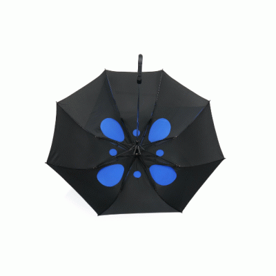 Fashion OUTDOOR  Advertising Double Layer Big Size Folding Windmill Golf Premium Windproof Rain 2 Folding Hands Free Umbrella With Lock handle 