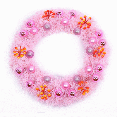 Amazon Hot Sale Christmas Wreath Christmas Simulation Garland Props Door Decoration  