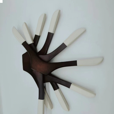 Good - Looking  High Quality Leather & Wooden Hangers 