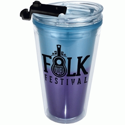 Creative Idea 16 oz. Mood Color Changing Acrylic Custom Tumbler w/ Flip Top Lid - Good product from ProductClub 