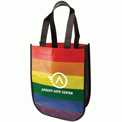 Wholesale Customized Full Color Lamination Recycled Non-Woven Logo Tote Bag-Good products from ProductClub 