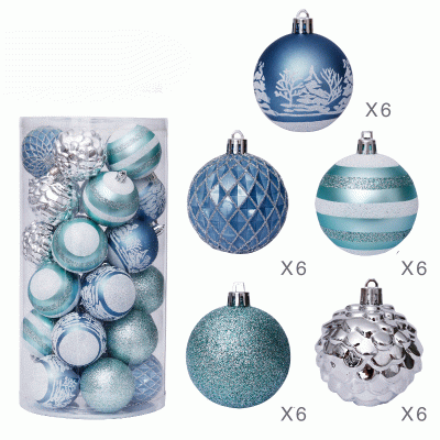 Custom Design Christmas Tree Decorations Balls Xmas Ornament Ball  