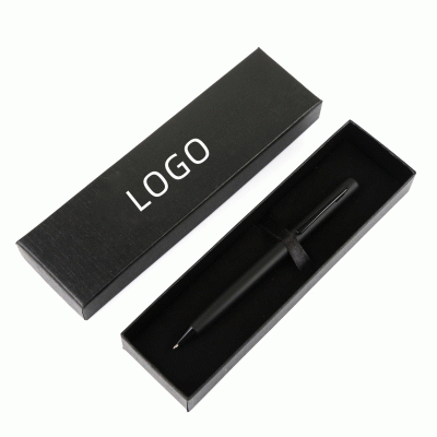Amazon Customized Gift Advertising Pen  Popular Aluminum Rod Ballpoint Pen In Europe and America Simple and High-end European Standard Ballpoint Pen-Good products from ProductClub 