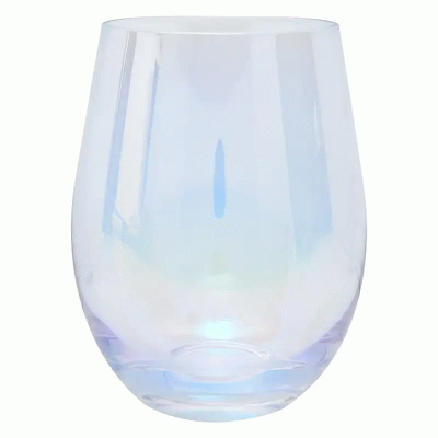 Minimalist Style 17 oz. Iridescent Stemless Wine Glass-Good products from ProductClub 