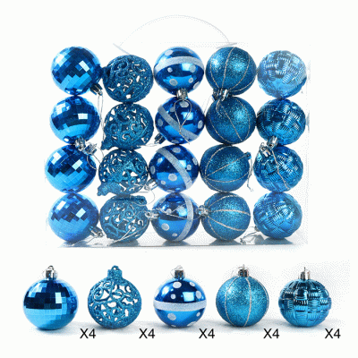 Wholesale Cheap Price Christmas Tree Ornaments Plastic Christmas Balls  