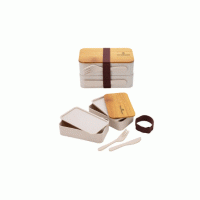 HOT SALE Wheat Straw  Lunch Box Set