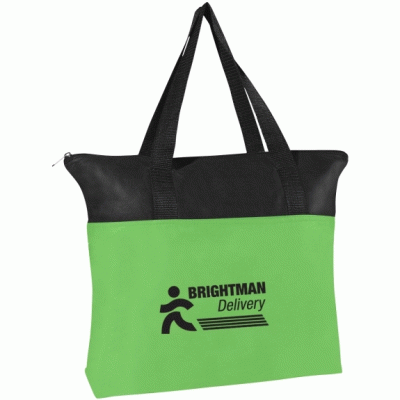 Cheap Non-Woven Zippered Promotional Tote Bag with Logo-Good products from ProductClub 