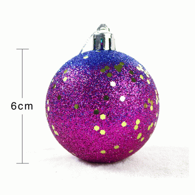 Factory Price Hanging Baubles Plastic Christmas Tree Ornaments Balls  