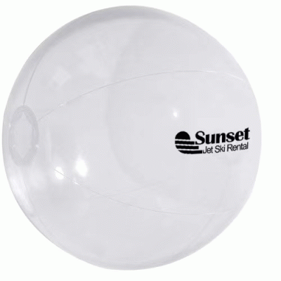 Perfect Promotional Gift-Custom Branded 16" Beach Ball — Printed With Your Logo 
