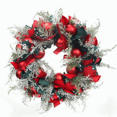 Wholesale Cheap Price Artifical Christmas Wreath Decoration Hanging Door Garland  