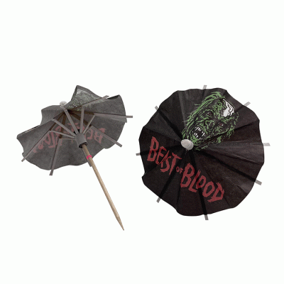 Wholesale Cheap PriceUmbrella Toothpick Custom Cocktail Umbrella Pick  