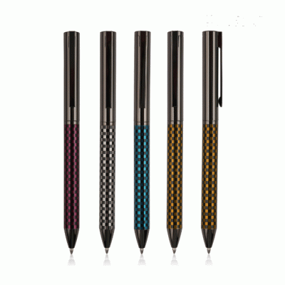 Customized Logo Carbon Fiber Metal Pen Popular European and American Business Conference Signature Pen Heavy Metal Sensitivity -Good products from ProductClub 