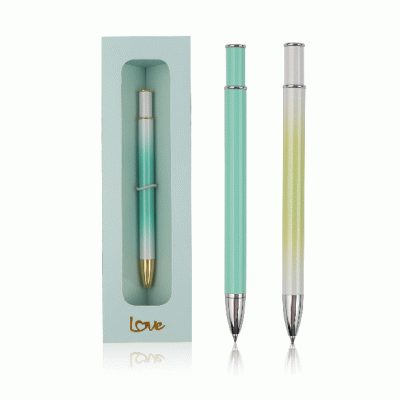 Wholesale Customized Gradient Color Metal  Gel Pen  Business Gifts Conference Signature Pen With Customized Gift Packaging -Good products from ProductClub 