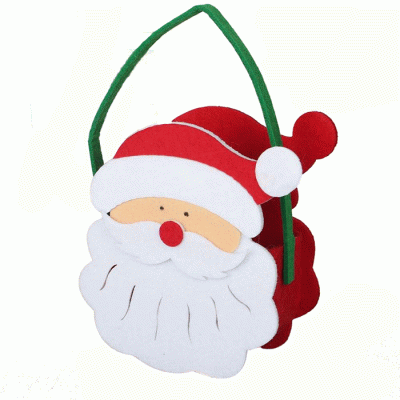 Factory Price Christmas Ornaments Felt Candy Bag Christmas Gift Bags  