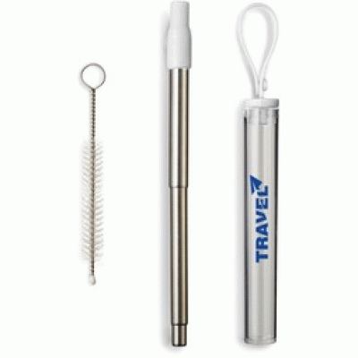 Popular Promotion Foldable Portable Travel Straw Set with Customized Brand Logo-Good product from ProductClub 