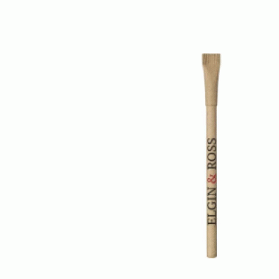 Custom Branded Eco Recycled Gel Paper Pen — Printed With Your Logo 