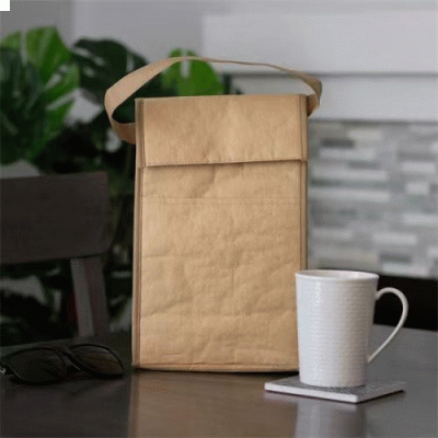 Custom Branded Kraft Paper Retro Luncher — Printed With Your Logo 