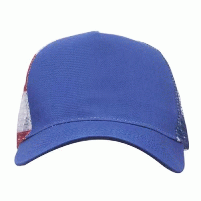 Perfect Promotional Gift-Custom Branded Structured Patriotic Ball Cap — Printed With Your Logo 